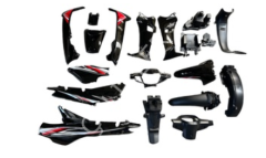KASIRGA AR50-50 KAPORTA SETİ KOMPLE SİYAH OEM