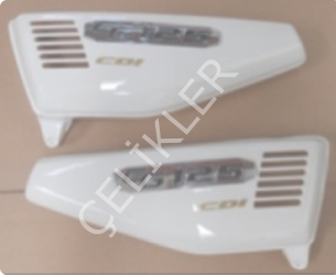 AGK CG 125 YAN KAPAK BEYAZ