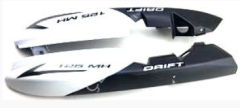 MONDİAL MH 125 DRİFT SELE YAN KAPAK SAĞ-SOL TAKIM BEYAZ
