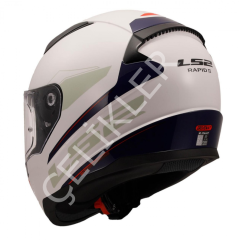 LS2 RAPID 2 DRIVEWAY KAPALI KASK BEYAZ-MAVİ