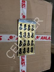 PEJO ASLAN ETİKET STİKER