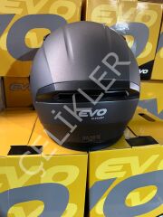 EVO KAPALI KASK MAT GRİ