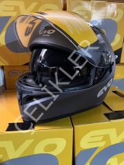 EVO KAPALI KASK MAT GRİ