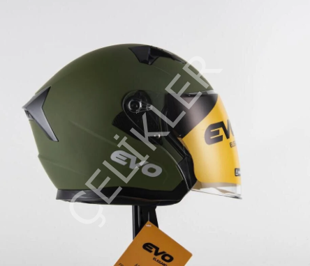 EVO YARIM KASK MAT YEŞİL